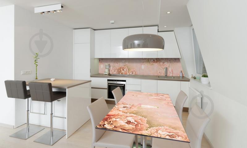 Наклейка виниловая на стол Zatarga «Музыка Цветов» 650х1200 мм Z180704/1st