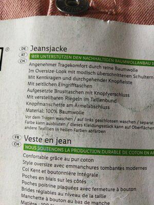 Курточка жіноча джинсова Esmara р. 44 - фото 4 Курточка жіноча джинсова Esmara р. 44 - фото 4