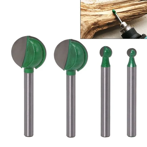 Фреза по дереву набор фрез диаметром 6-14 мм 5 шт. (AN00450-1) - фото 4 Фреза по дереву набор фрез диаметром 6-14 мм 5 шт. (AN00450-1) - фото 4