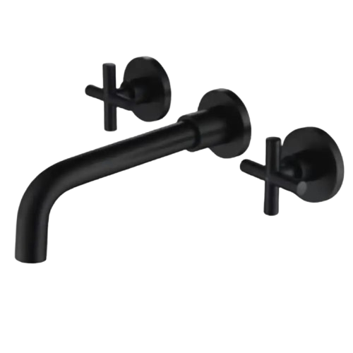 Смеситель для умывальника Wezer VAL10-10 нержавеющая сталь Черный (1044131)