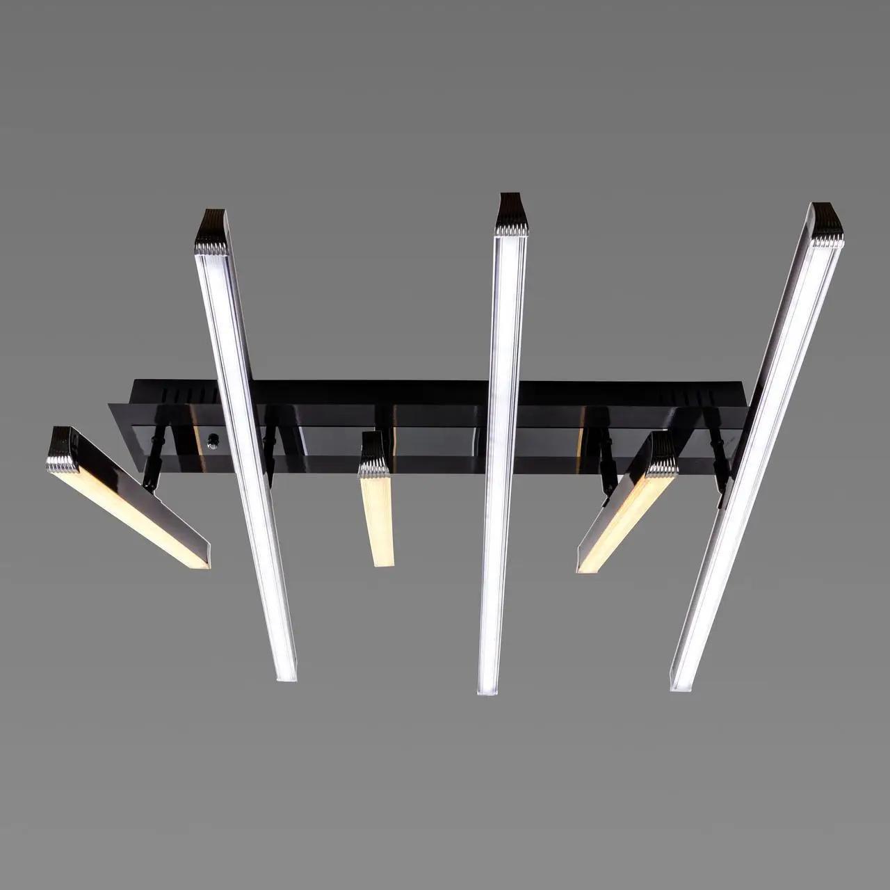 LED-люстра потолочная Sirius с пультом 3000/6500К IP20 B YH993/6 60W Gray (28688013)