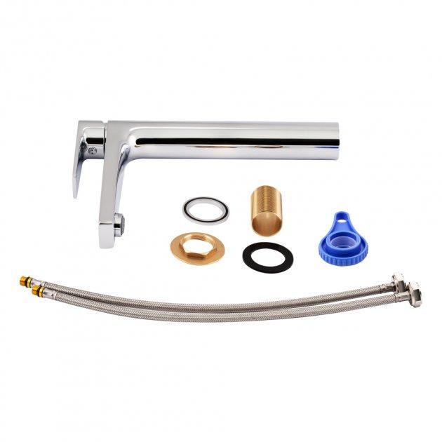 Змішувач Qtap Stenava 9045102FC k35ap для раковини високий вилив Chrome - фото 6 Змішувач Qtap Stenava 9045102FC k35ap для раковини високий вилив Chrome - фото 6