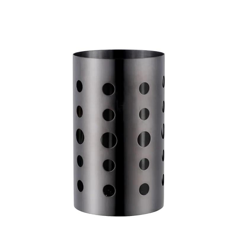 Подставка для столовых приборов REMY-DECOR Тор 15,5/10 см из нержавеющей стали Черный (39849)
