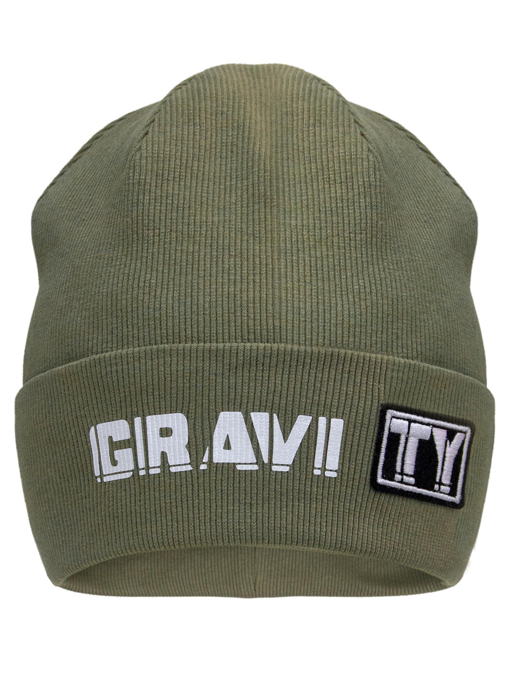 Демисезонная шапка Девид старый р. 52 Оливковый