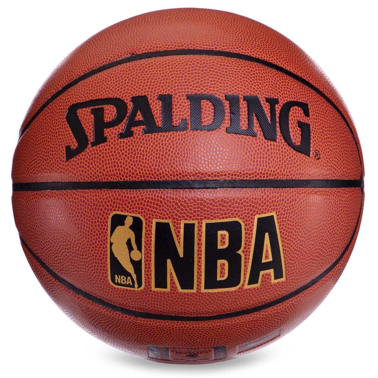 М'яч баскетбольний SPALD NBA Gold (BA-5471) М'яч баскетбольний SPALD NBA Gold (BA-5471)