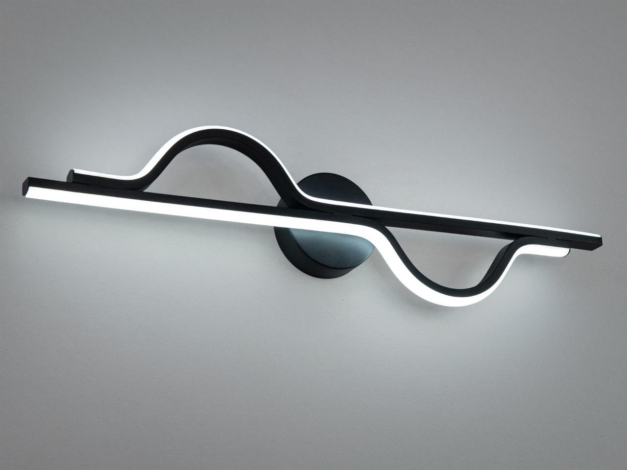 Світильник світлодіодний настінний 30W Чорний (9101-600BK-LS) - фото 2 Світильник світлодіодний настінний 30W Чорний (9101-600BK-LS) - фото 2