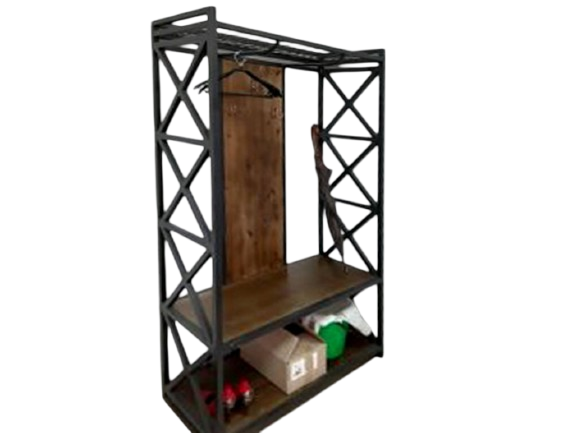 Вешалка для прихожей EcoLoft IN-2470 в стиле лофт (25334439) Вешалка для прихожей EcoLoft IN-2470 в стиле лофт (25334439)