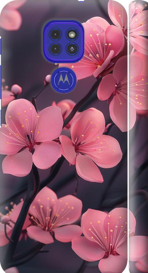 Чехол на Motorola G9 Play Пурпурная сакура (6075m-2105-42517)