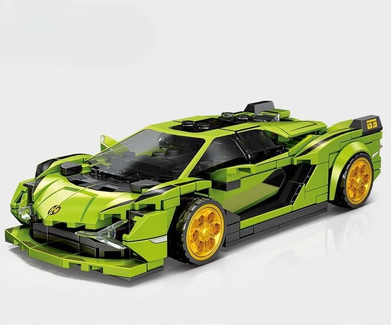 Конструктор SEMBO Famous Car Sports Car 714541 332 деталі Зелений  (714541)