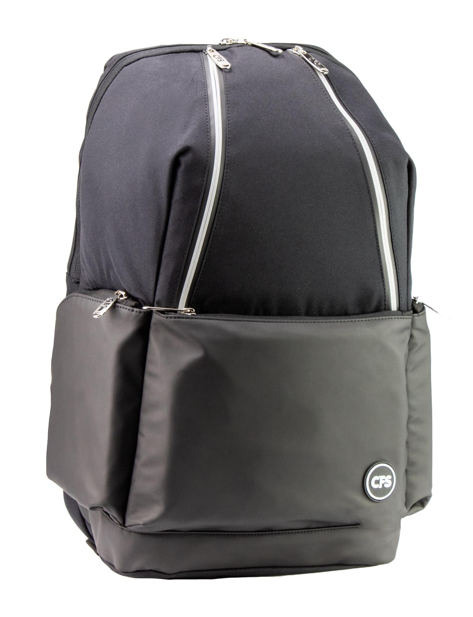 Рюкзак молодежный Cool For School 44,5x31x16 см 16-25 л Черный (CF86747-01)