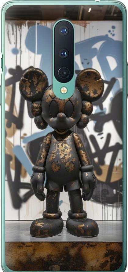Чехол на OnePlus 8 Bronze kaws v2 (6098u-1902-42517)