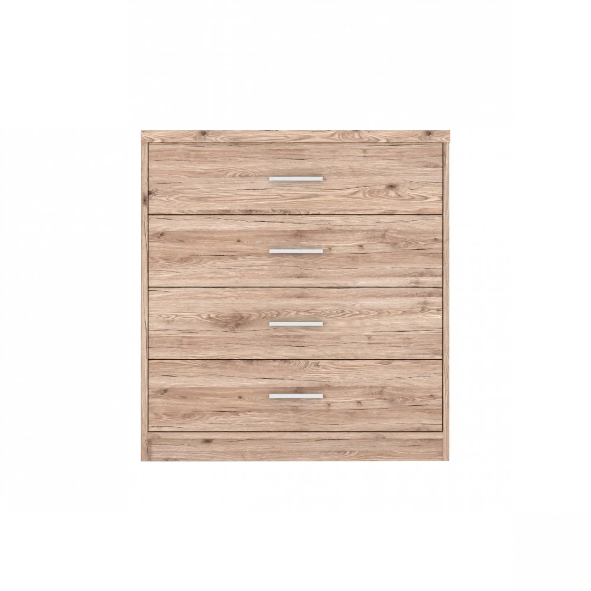 Комод для гостиной с выдвижными ящиками Гербор Шанталь KOM4S 80х35х87 см Дуб санремо светлый (19142197)