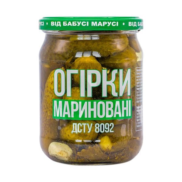 Овощная консерва Бабусі Марусі "Огірки мариновані" 500 г (33347698)