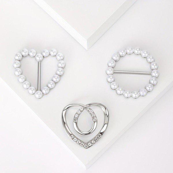 Фурнитура для одежды декоративные пряжки 6 шт. (M00686) - фото 3 Фурнитура для одежды декоративные пряжки 6 шт. (M00686) - фото 3