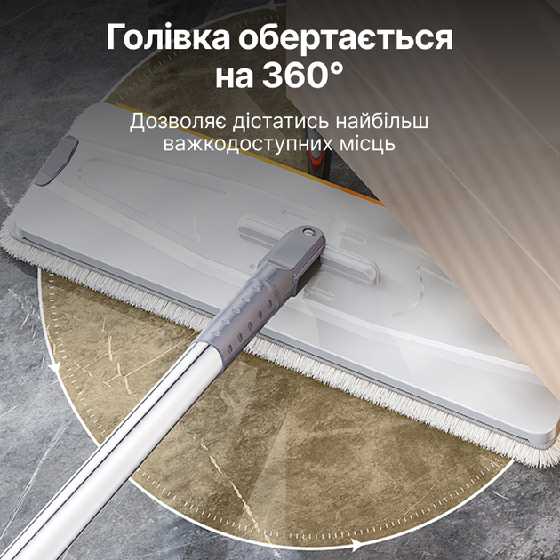 Швабра-ледарка з віджимом і відром з автоматичним віджимом (70732) - фото 5 Швабра-ледарка з віджимом і відром з автоматичним віджимом (70732) - фото 5