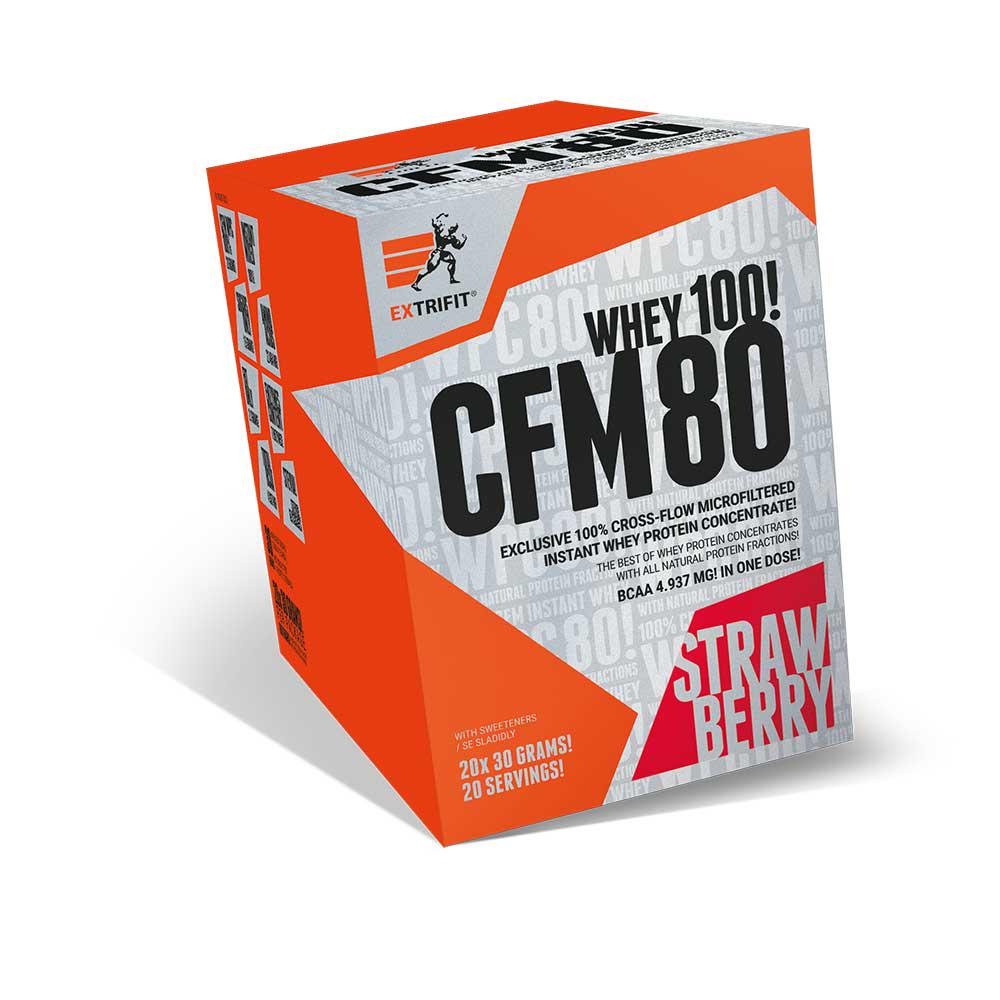 Протеин Extrifit CFM Instant Whey 80 Box Strawberry 20 packs Протеин Extrifit CFM Instant Whey 80 Box Strawberry 20 packs