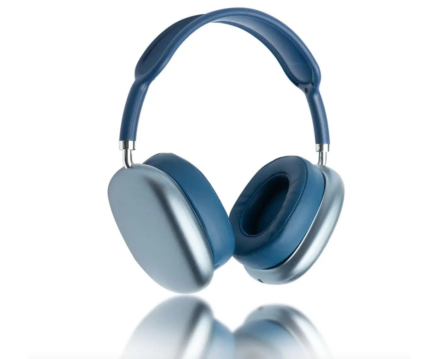 Наушники беспроводные Bluetooth 20Hz – 20000Hz 2,402-2,480 ГГц 32Ω +/- 15% Macaron P9 Max Синий (opt-105616)