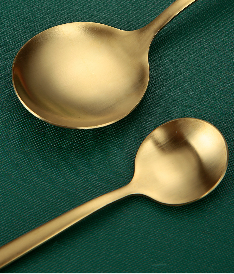 Набір столових приладів 5946 4 пр. Золотистий (4259093) - фото 3 Набір столових приладів 5946 4 пр. Золотистий (4259093) - фото 3