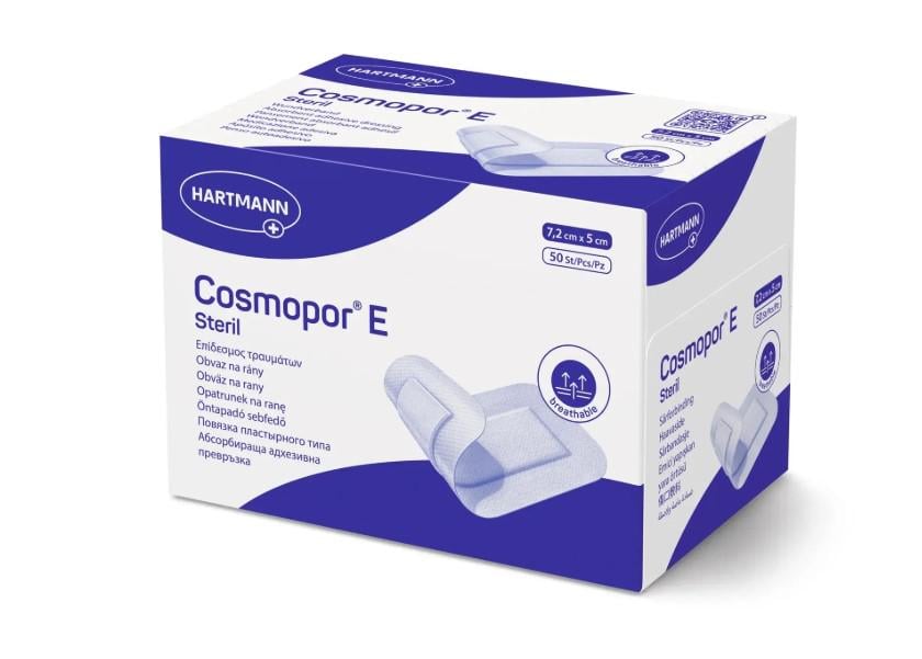 Повязка пластырная стерильная Cosmopor E 7,2x5 см 1 шт.