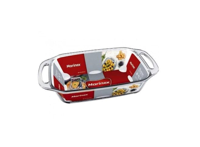 Деко з ручками Marinex прямокутне скляне 3,5 л (6539)