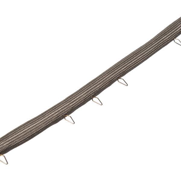 Уплотнитель текстильный с клипсами крепления для дверей духовки AEG (5610468067) - фото 2