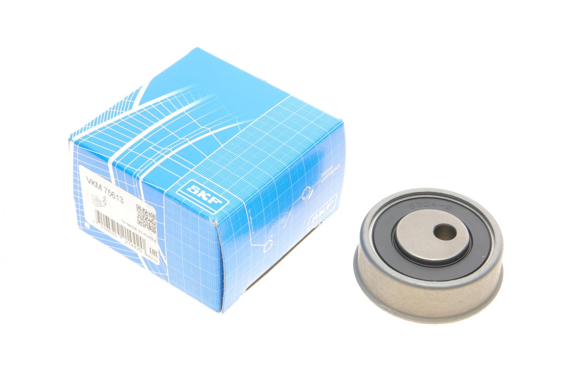 Ролик ГРМ натяжной SKF для Hyundai Santa FE/Sonata/Kia Sorento/Mitsubishi Galant 2.0/2.4 87-07 55х18 мм (VKM 75613)