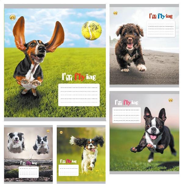 Зошити учнівські Люкс ТЕ11222 Собачки 18 арк. 20 шт. в уп. (MTT-146693) Зошити учнівські Люкс ТЕ11222 Собачки 18 арк. 20 шт. в уп. (MTT-146693)