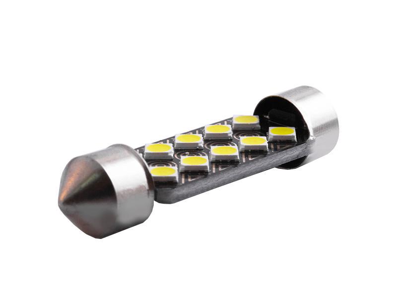 Автомобильная лампа светодиодная LEDUA S85 41 мм 10 PCS 3030 обманка 12V Белый (2701) Автомобильная лампа светодиодная LEDUA S85 41 мм 10 PCS 3030 обманка 12V Белый (2701)