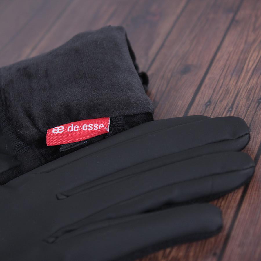 Рукавички жіночі текстильні D24093-1T демісезонні сенсорні L/7,5"/19 см Чорний (2394247380) - фото 5 Рукавички жіночі текстильні D24093-1T демісезонні сенсорні L/7,5"/19 см Чорний (2394247380) - фото 5