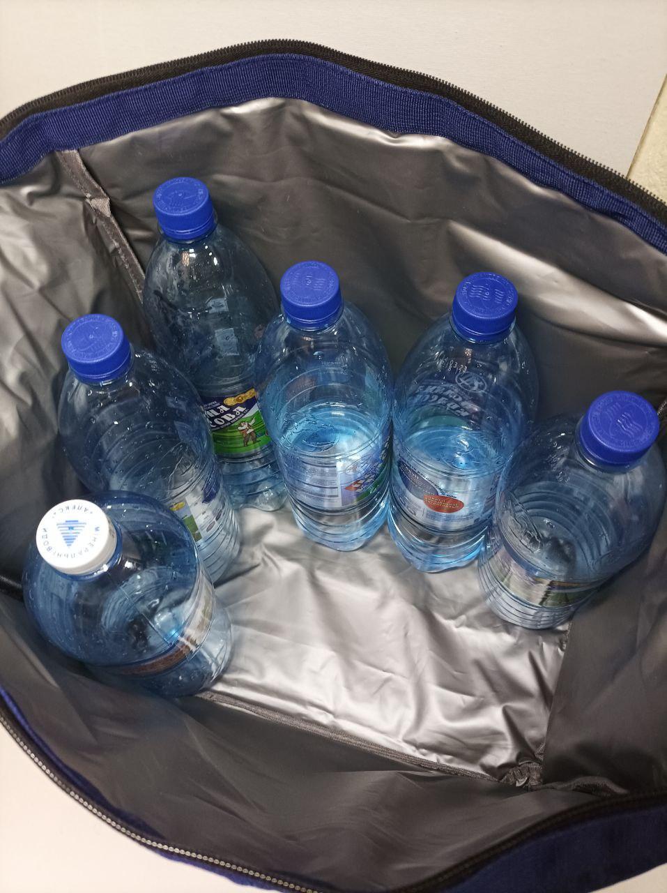 Термосумка-холодильник 30 Л (28-38*37*22 см), серая с регулируемым объемом - фото 5 Термосумка-холодильник 30 Л (28-38*37*22 см), серая с регулируемым объемом - фото 5