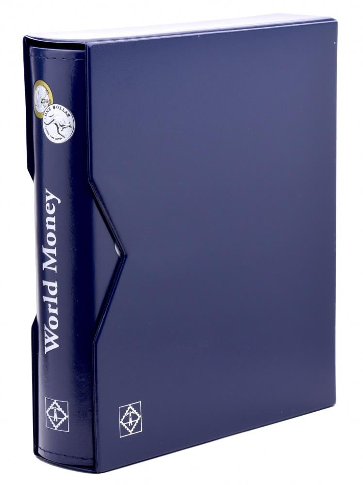 Альбом Leuchtturm OPTIMA World Money для 152 монет 5 л. с футляром (А01131)
