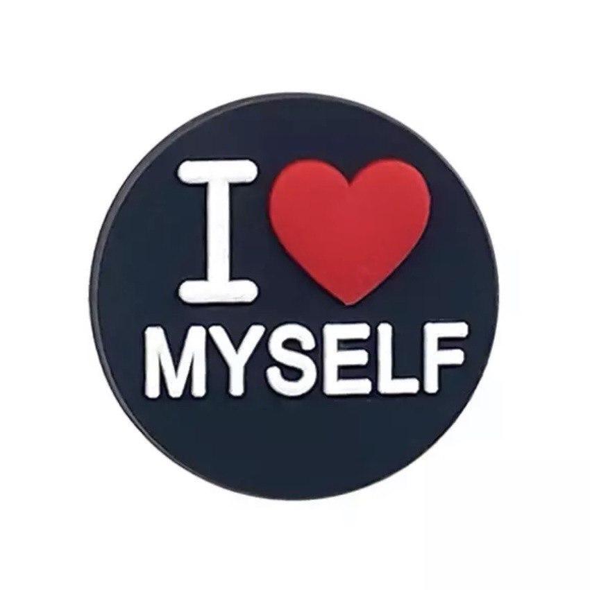 Джиббитс Jibbitz Стикер I love myself 1 шт. (50297)