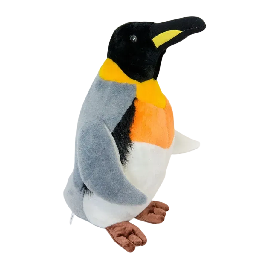 Мягкая игрушка Пингвин из искусственного меха и велюра 56 см Серо-белый (150-98-ZL151) Мягкая игрушка Пингвин из искусственного меха и велюра 56 см Серо-белый (150-98-ZL151)