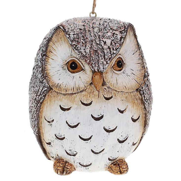 Декоративная фигурка на подвесе BonaDi Совушка-2 12 см (218-970)