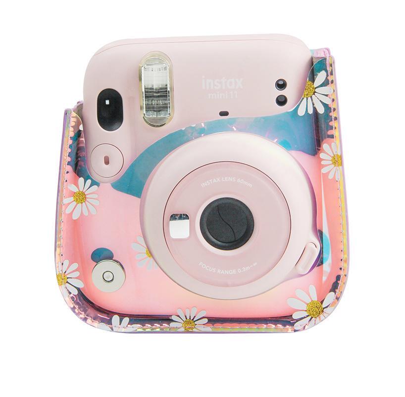 Сумка-кейс для камеры Fujifilm Instax Mini 8/9/11 Caiul Ромашка (РН1036) - фото 4