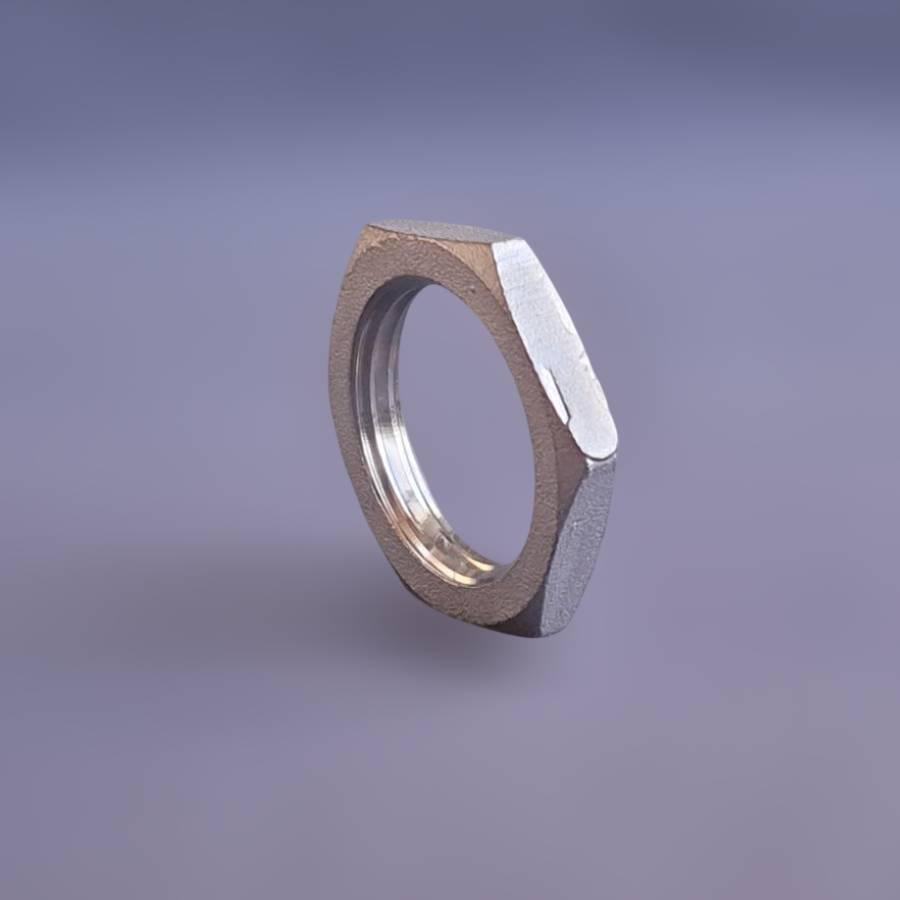 Контргайка нержавеющая муфтовая DN25 1" н/ж сталь AISI304 шестигранная резьба BSPP ГОСТ 8969-75 - фото 9 Контргайка нержавеющая муфтовая DN25 1" н/ж сталь AISI304 шестигранная резьба BSPP ГОСТ 8969-75 - фото 9