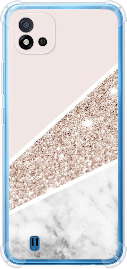 Чехол на Realme C20A Пастельный мрамор (4342sp-2416-42517)