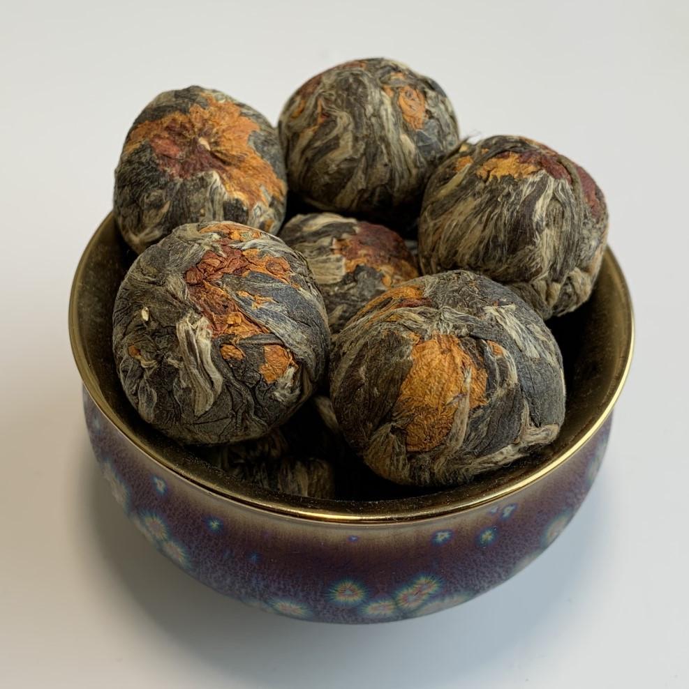 Чай cвязанный Яшмовый персик Дракона 100 г