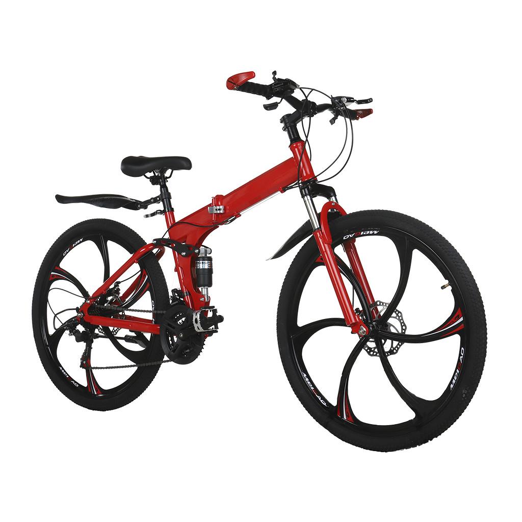 Велосипед складной Kucher "City Power Series A" на литых дисках 26" рама 17" Красный (1501208476) - фото 2 Велосипед складной Kucher "City Power Series A" на литых дисках 26" рама 17" Красный (1501208476) - фото 2