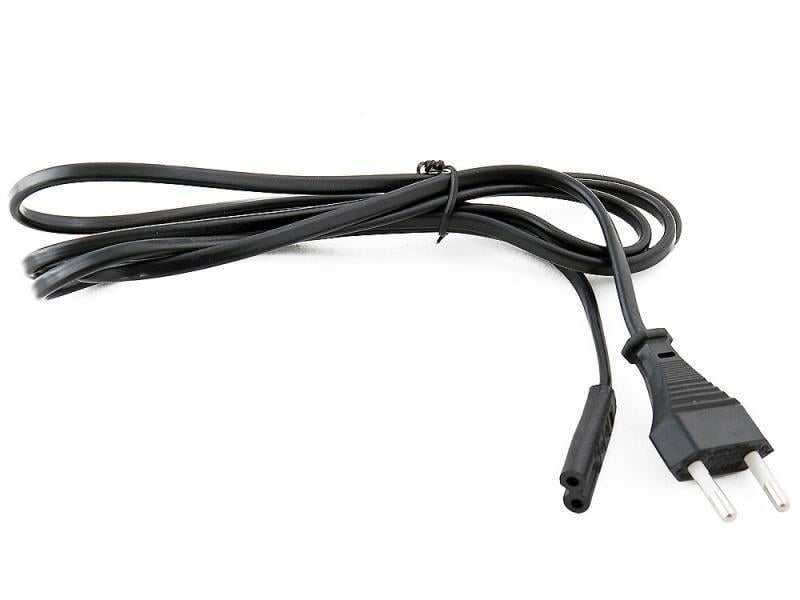 Шнур сетевой C7 IEC 60320 для бытовой техники 2x0,75 мм 1,8 м Черный