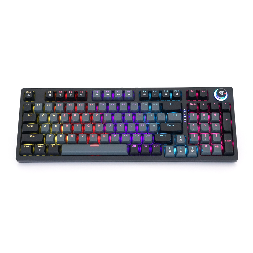 Клавиатура USB Fantech ATOM90 MK890 механическая с LED подсветкой 89 клавиш Grey (25602523)