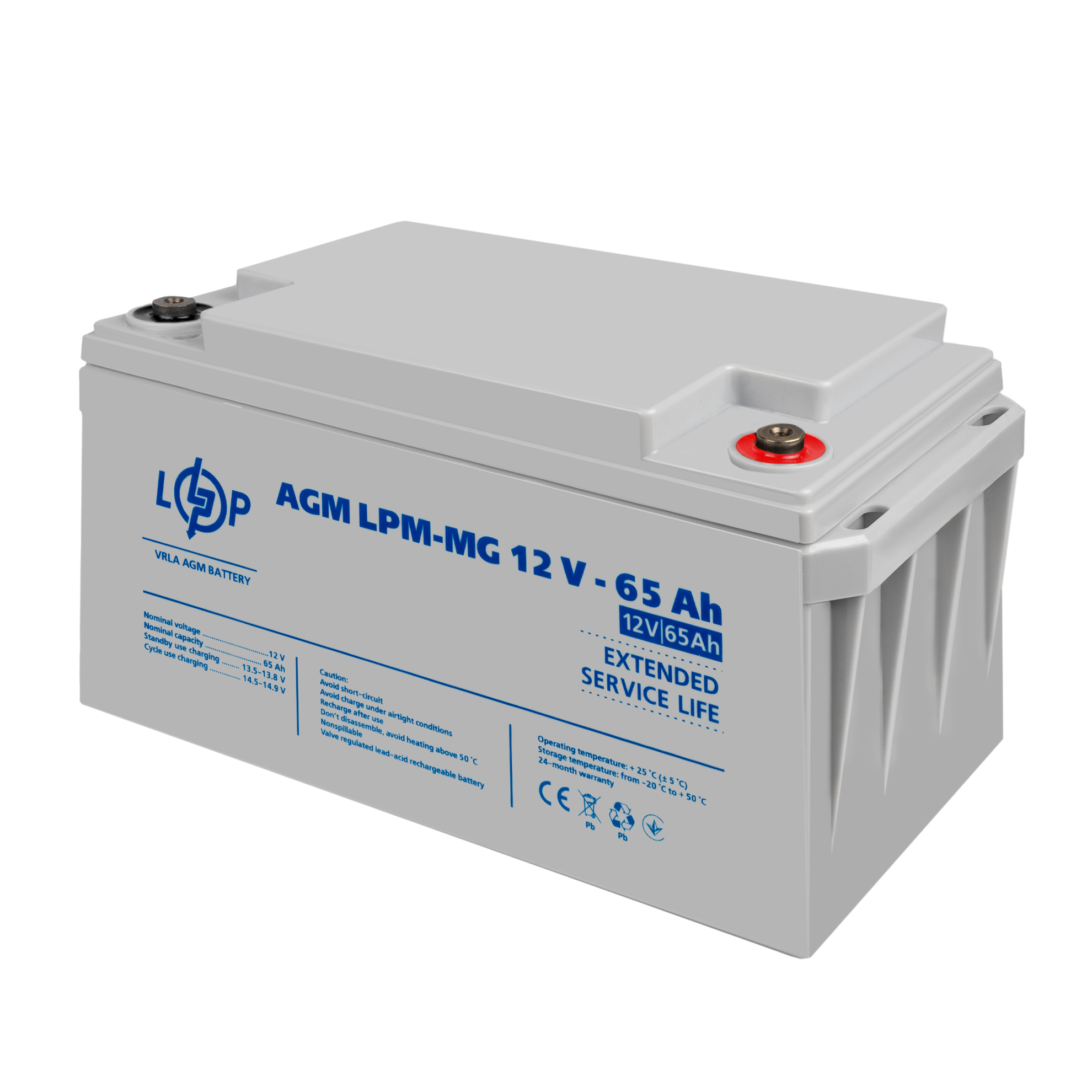 Акумулятор мультигелевий LogicPower LPM-MG 12V-65 Ah (26453710) - фото 4 Акумулятор мультигелевий LogicPower LPM-MG 12V-65 Ah (26453710) - фото 4