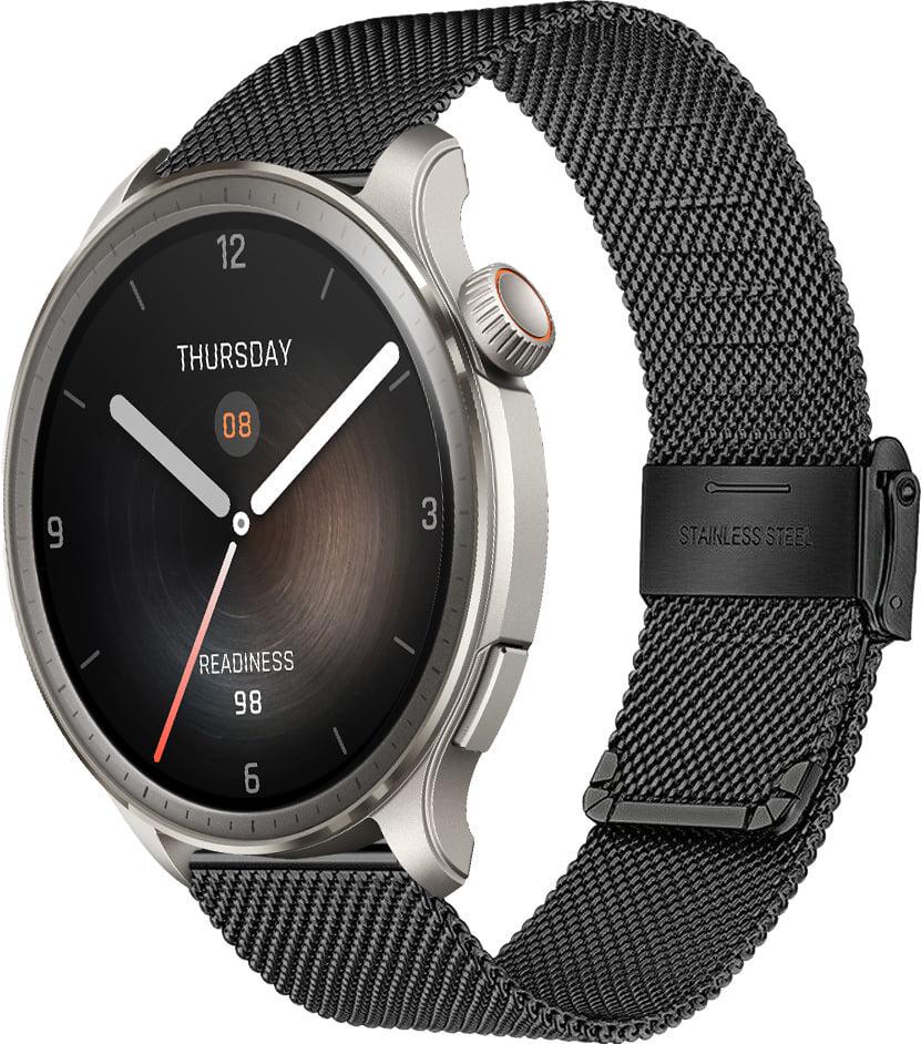 Ремінець металевий Rapid для Amazfit Balance Black (37232-2B)