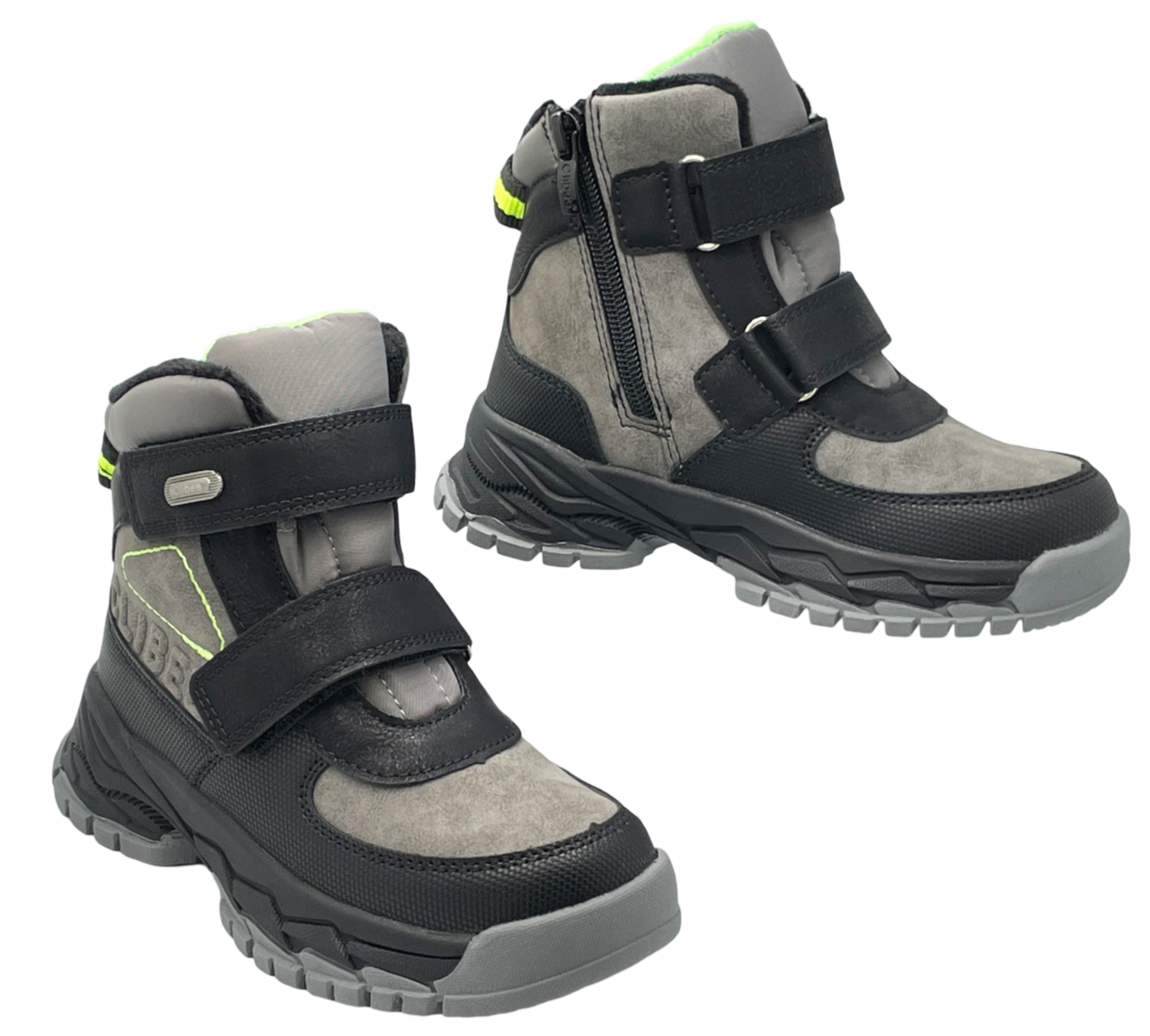 Черевики зимові для хлопчиків Clibee HB557-9/27 р. 27 Сірий - фото 5