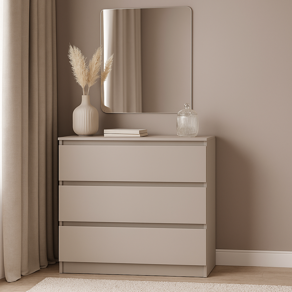 Комод К1 3Я SENAM 755х800х400 мм ДСП Кашемир Комод К1 3Я SENAM 755х800х400 мм ДСП Кашемир