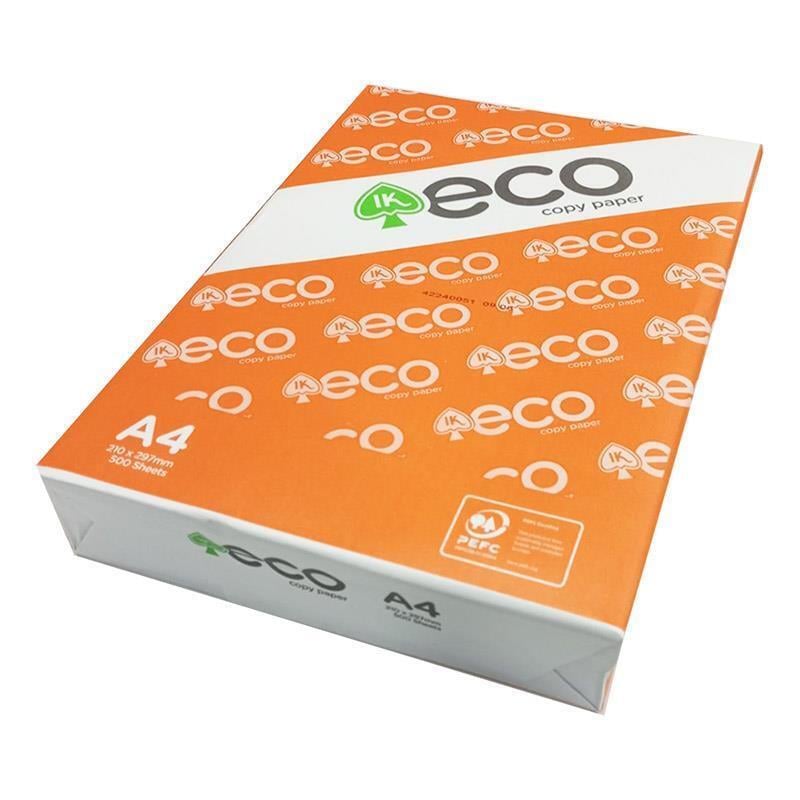 Офісний папір Eco А4 Copy 80 г/м² 5 шт. х 500 аркушів Білий (0009)