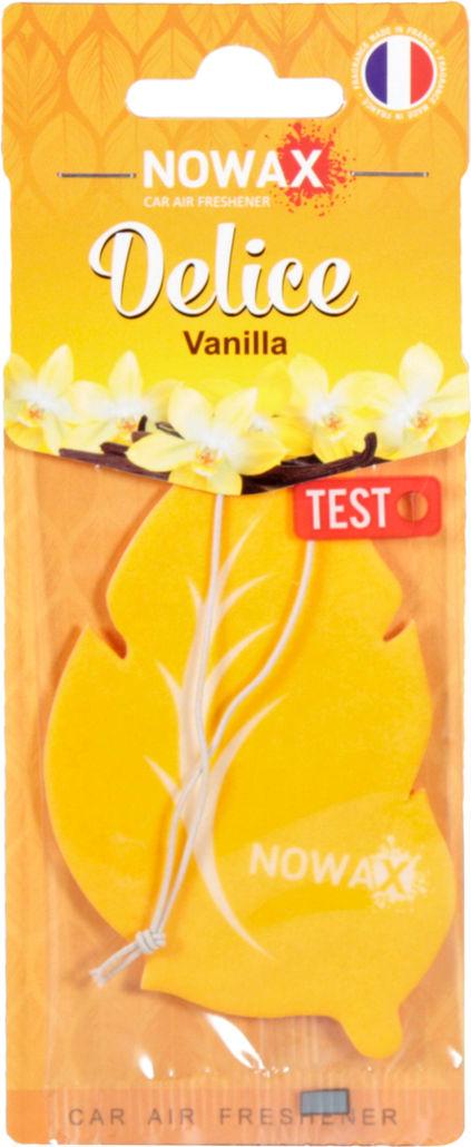 Ароматизатор для авто Nowax Delice Vanilla на зеркало (NX00088)
