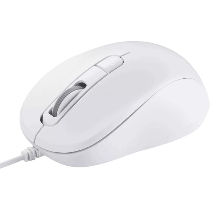 Комп'ютерна мишка дротова Asus MU101C Wired Blue Ray Mouse 3200 dpi USB-A 1,5 м White (90XB05RN-BMU010)