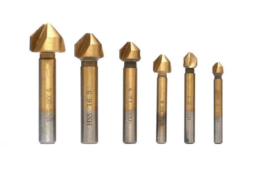 Комплект зенкерних свердел для обробки металу TAGRED TA4092 6 шт. - фото 5