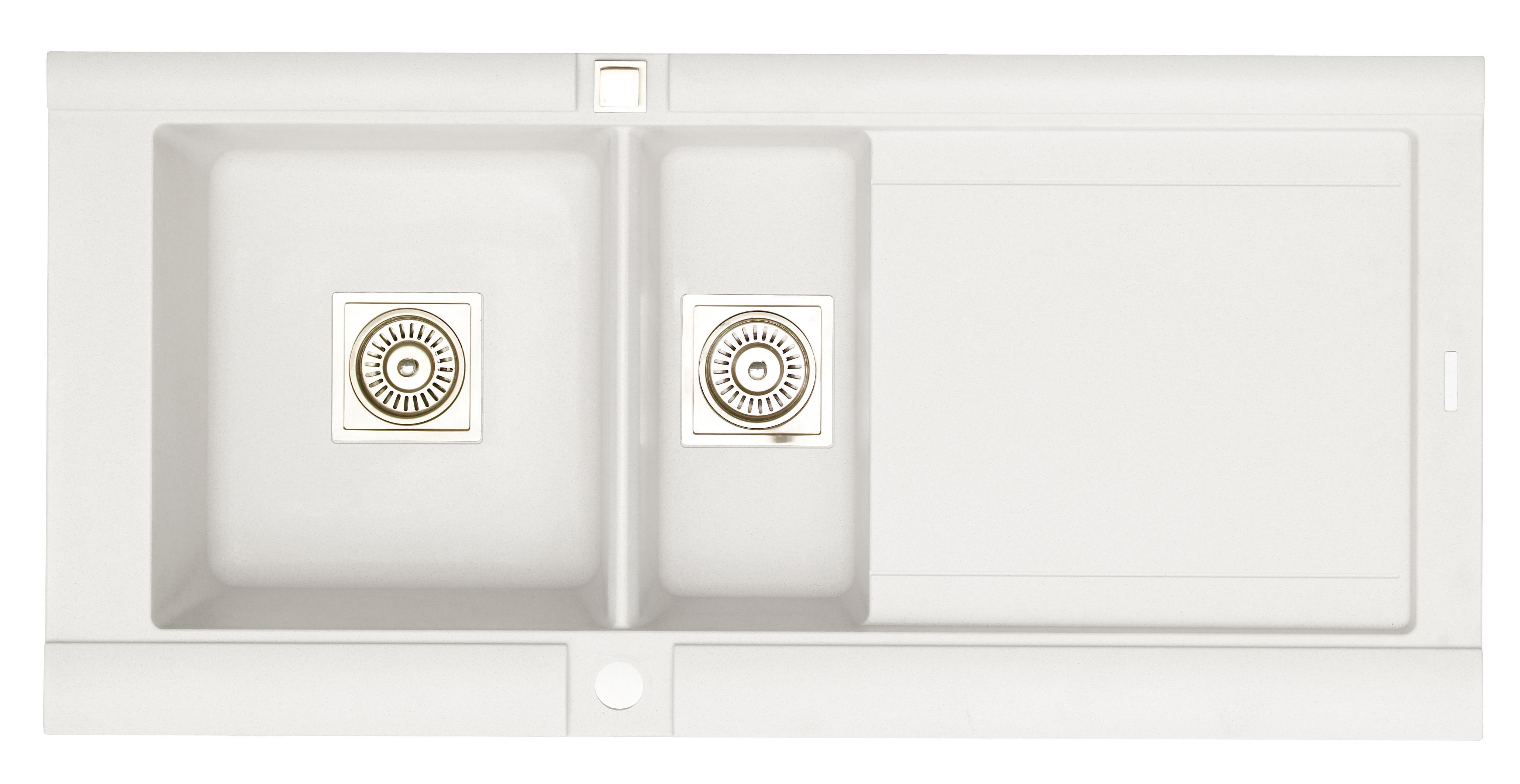 Кухонная мойка LONGRAN GEO 1.5B L Белый (Opal White)